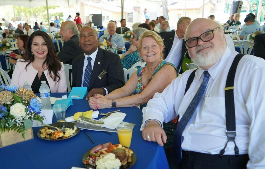 From left to right: State Senator Susan Rubio, Covina City Council Member Walter Allen III, Executive Director of Covina Residential Services Judy Figueroa, and President and CEO Masonic Homes of California Gary Charland